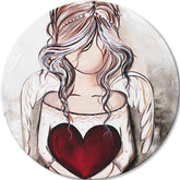 Кръгли картини с акрил Подарък от небето