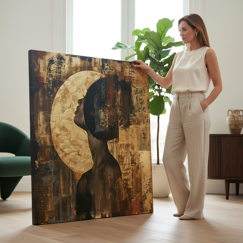 Модерна картина върху канава за всекидневна Papilora