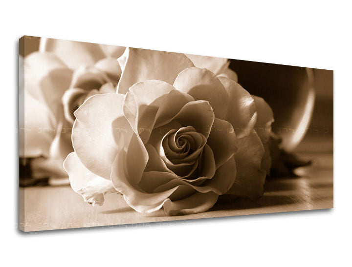 Панорамна картина за стена ЦВЕТЯ 40x80 cm