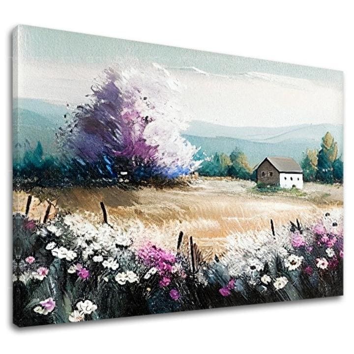 Пейзаж върху платно Място, пълно с тайни 40x50 cm