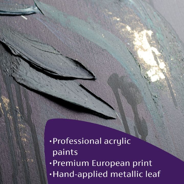 Модерна картина на платно с мотив Al Capone - Dym и moc в черно-бяло нюанси | Картина Al Capone - Dym и moc, стенна декорация – продукт, изглед 2