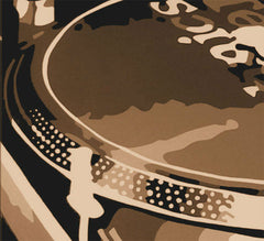 Ръчно рисувана картина POP ART DJ 120x80 cm