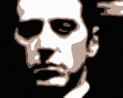 Ръчно рисувана картина POP ART GODFATHER 120x80 cm