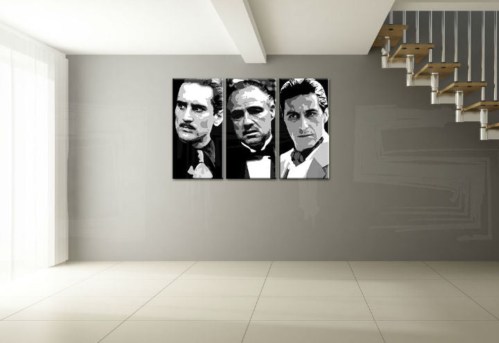 Ръчно рисувана картина POP Art GODFATHER 90x60 cm