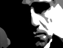 Ръчно рисувана картина POP ART GODFATHER 120x80 cm