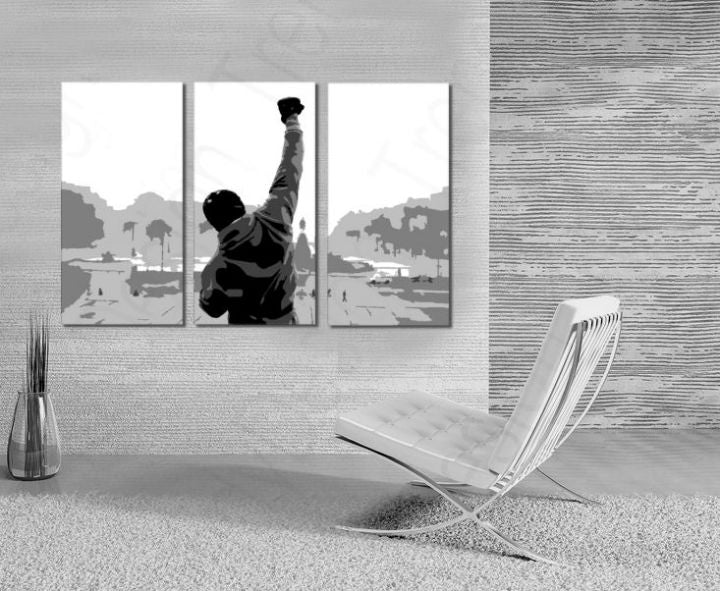 Ръчно рисувана картина POP Art ROCKY 150x100 cm