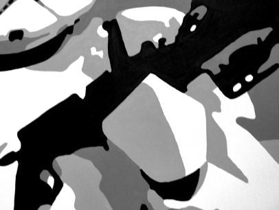 Ръчно рисувана картина POP ART STAR WARS 90x60 cm