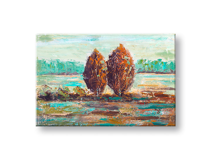 Ръчно рисувана картина ПЕЙЗАЖ 1 част - 90x60 cm