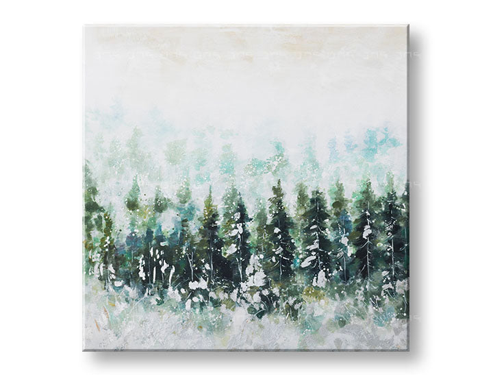 Ръчно рисувана картина LES 1 част - 100x100 cm