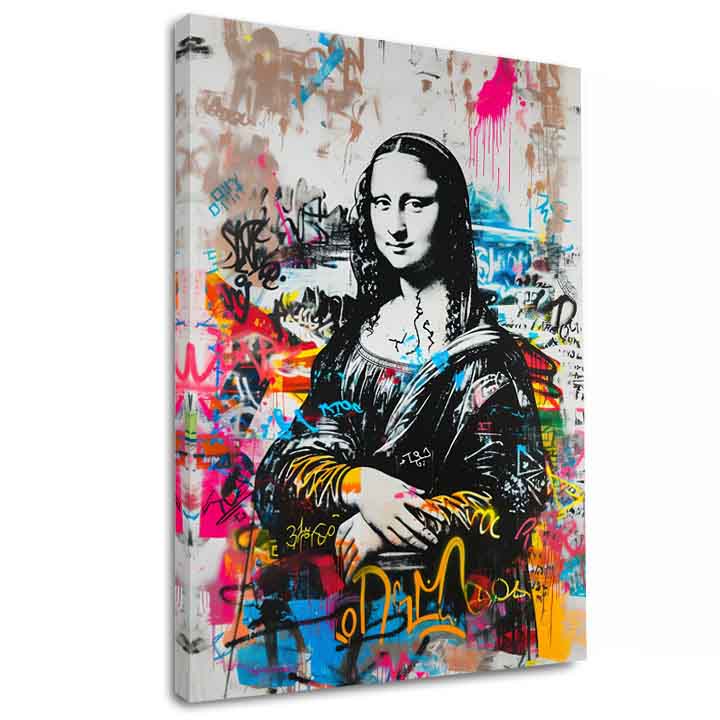 Картина Graffiti Mona na платно - изображение 2