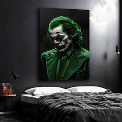 Модерна картина на платно с мотив Joker: Zrodenie šialenstva в черно нюанси, филмов свят | Картина Joker: Zrodenie šialenstva – продукт