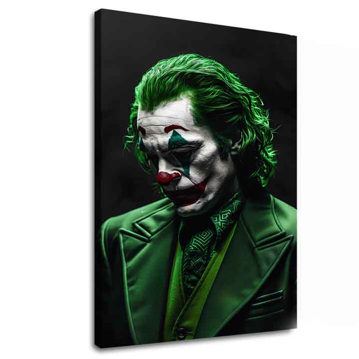 Модерна картина на платно с мотив Joker: Zrodenie šialenstva в черно нюанси, филмов свят | Картина Joker: Zrodenie šialenstva – основна