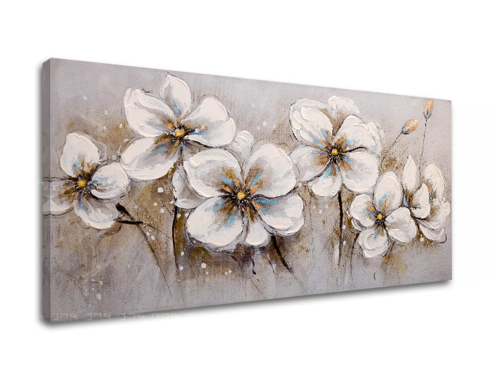 Изображението върху платно ЦВЕТЯ Отстъпка 40 % 100X50 cm