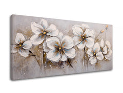 Изображението върху платно ЦВЕТЯ Отстъпка 40 % 100X50 cm