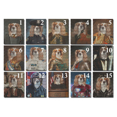 Картина на дърво Pet Portrait Harry - см