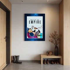 Картина на платно Build an Empire - Предприемачески Citát - изображение 2