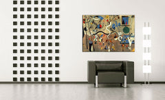 Картина на платно CARNIVAL OF HARLEQUIN - Joan Miro REP071 - изображение 2