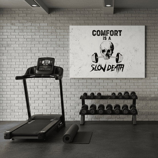 Картина на платно Comfort Is и Slow Death - Gym Motivácia - изображение 2