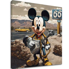 Картина на платното - Mickey Mouse Country Singer