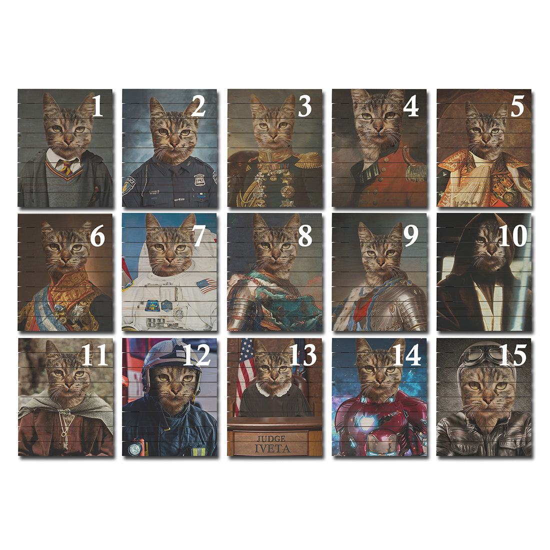 Картина върху дърво Pet Portrait Kim - 60х80 см