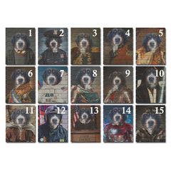 Картина върху дърво Pet Portrait Rex - 50х50 см - изображение 3