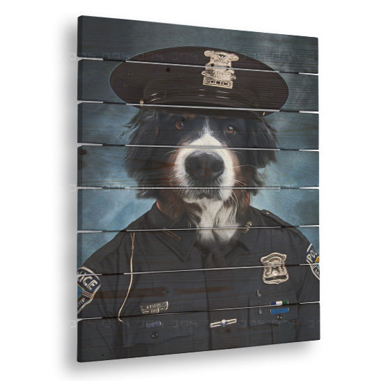 Картина върху дърво Pet Portrait Rex - 50х50 см - изображение 2