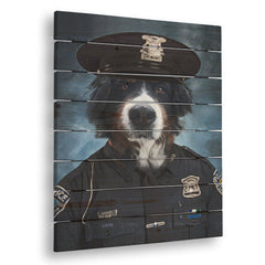 Картина върху дърво Pet Portrait Rex - 50х50 см - изображение 2