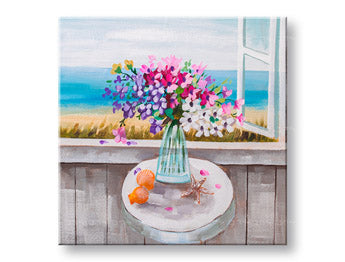 Картина за стена ЦВЕТЯ ВЪВ ВАЗА 1 част CFAZH5149E1 - 60x60 cm