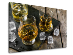 Класическа картина с мотив DRINK S LADOM в златно-черно нюанси | Картина за стена DRINK S LADOM_068-11, луксозно впечатление – преглед