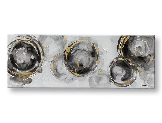 Индустриална картина на платно с мотив знаменита личност в бяло-сиво нюанси, спокойна атмосфера, елегантност, подходяща за хол | Картина на платно АБСТРАКТ – основна