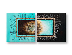 Боядисване на стени ABSTRAKT 2 части YOBATAB006E2