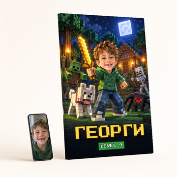 Minecraft картина от снимка