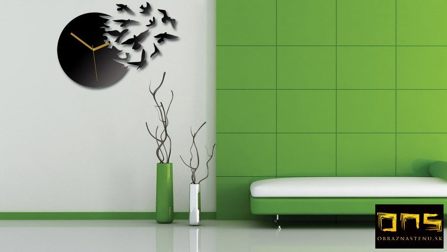 Модерни стенни часовници BIRDS OF HEAVEN NH007