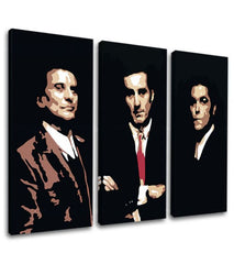 Модерна картина на платно с мотив Goodfellas - Najlepšie mafiánske roly в черно-бежово нюанси, слава | Най-голям mafiáni na платно Goodfellas - Najlepšie mafiánske roly – продукт, изглед 2