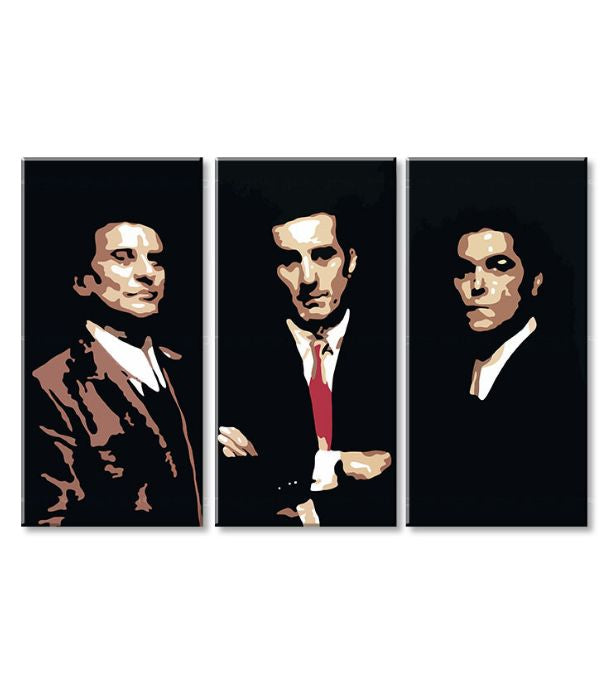 Модерна картина на платно с мотив Goodfellas - Najlepšie mafiánske roly в черно-бежово нюанси, слава | Най-голям mafiáni na платно Goodfellas - Najlepšie mafiánske roly – продукт, изглед 3