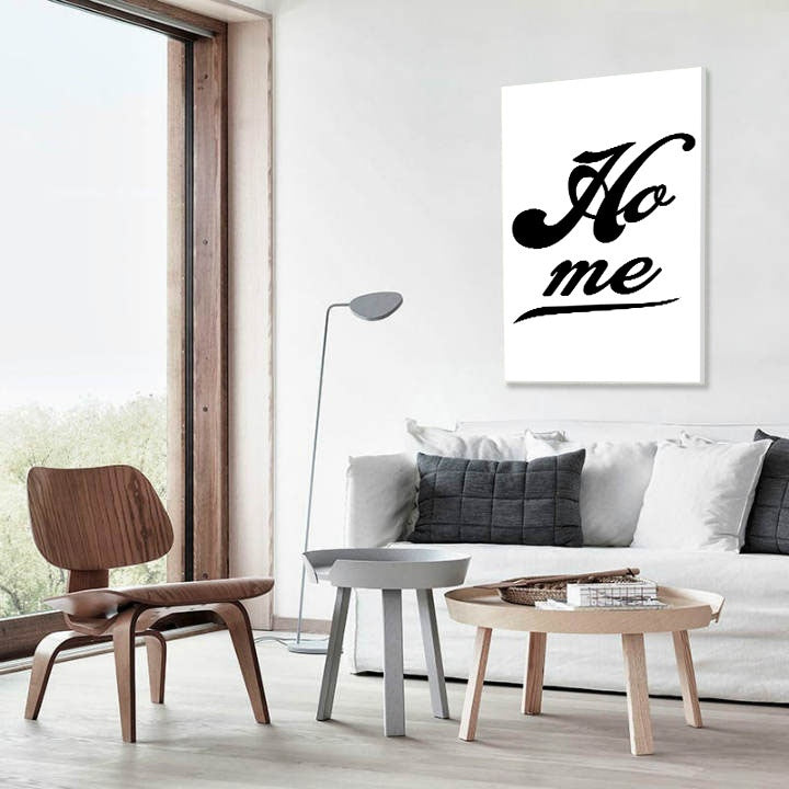 Арт деко картина с мотив Incoherent Distance в бяло-черно нюанси | Картина за стена Incoherent Distance – преглед