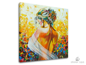 Авторска репродукция върху платно WOMAN XOBDO084D1