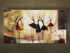 Ръчно рисувана картина за стена DANCERS FB470E1