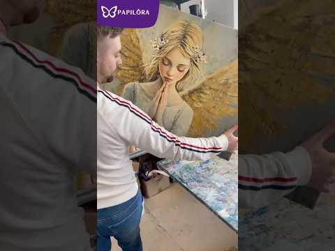 Картини на ангели Сутрешна молитва | завършено от ръката на художника
