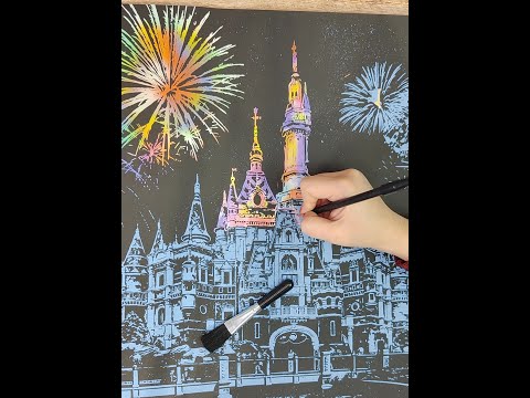 Магическа картина за надраскване - London - 75x52 см