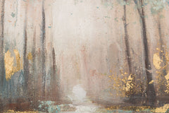 Ръчно рисувана картина за стена ДЪРВЕТА 80x120 cm