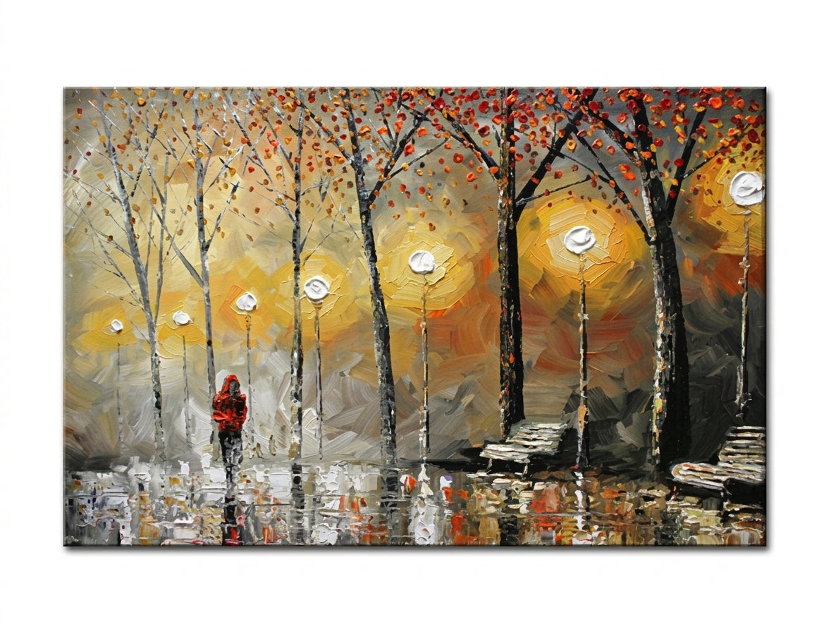 Ръчно рисуван пейзаж от 1 брой 120 x 80 cm