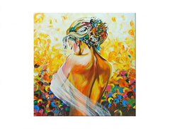 Ръчно рисувана картина DeLUXE - Жена 1 брой 084D1 70 x 70 cm – náhľad