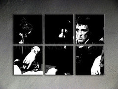 Ръчно рисувана картина POP ART SCARFACE-AL PACINO 150x100 cm - изображение 2