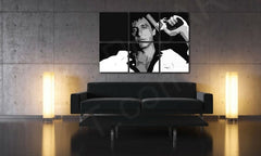 Поп арт картина с мотив Scarface - AL PACINO, природа в бяло-черно нюанси | Ръчно рисувана POP Art картина Scarface - AL PACINO, филмов свят и градски живот – преглед