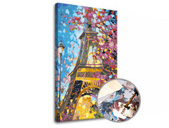 Рисуване по номера PREMIUM GOLD - Eiffel Tower