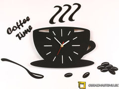 Модерни стенни часовници White Satin Cup NH042