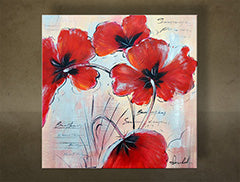 Ръчно рисувана картина ЦВЕТЯ 1 брой NU0014E1